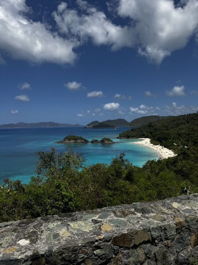 A bay on St. John in the US Virgin Islands